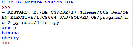 Fig 4.3: Output for Fig 4.2